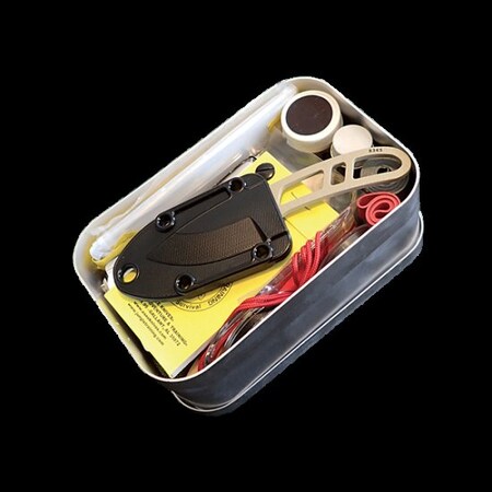 Esee Knives ESEE Knives - Survival Kit In Mess Tin w/ OD Pouch & Survival Blanket LARGE-TIN-KIT-OD